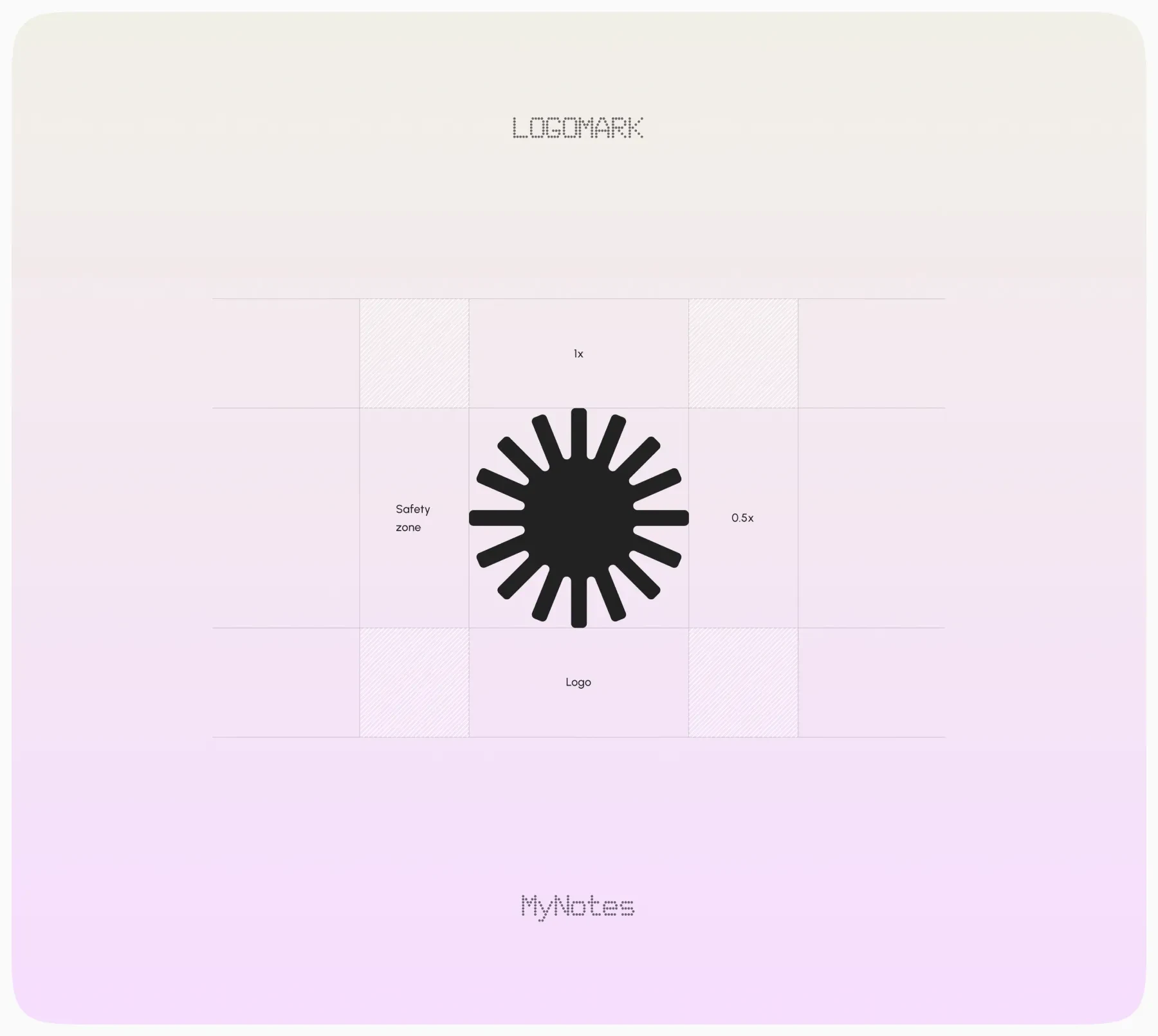 My Notes frosted-glass UI with dynamic gradient surfaces